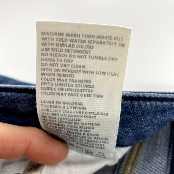 L'Agence Margot Skinny High Rise Jeans‎ Blue Light Vintage Wash 29 - Picture 9 of 10